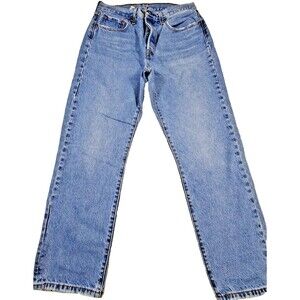 Levi’s 501 Jeans Women 31x28 Light Wash Straight Leg Button Fly Denim